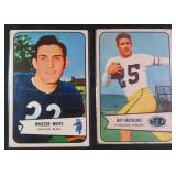 TWO (2) 1954 Bowman Football Cards incl.