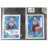 TWO (2) 2020 Panini Stickers Anthony Edwards (RC)