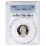 1996-S Jefferson Nickel PCGS Proof-69 DCAM