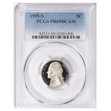 1995-S Jefferson Nickel PCGS Proof-69 DCAM