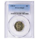 1980-P Jefferson Nickel PCGS MS-65