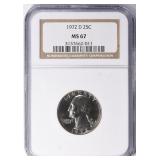 1972-D Washington Quarter NGC MS-67