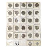 Jefferson Nickel Collection, Estate Find.