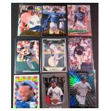 NINE (9) Ken Griffey Jr Baseball Cards