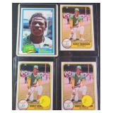 Four (4) Rickey Henderson 2nd Year Cards