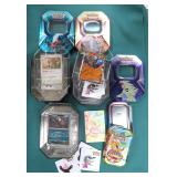Pokemon Empty Tins and Stickers as Shown