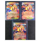 Three (3) Mega Charizard ex (022/217)