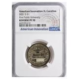 2021-Sr NC 1st Public Univ. Rev Proof NGC Proof-70