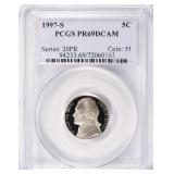 1997-S Jefferson Nickel PCGS Proof-69 DCAM