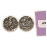 DE & VA State Quarters
