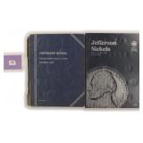 Partial Jefferson Nickel Albums, As Found