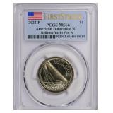 2022-P $ Rhode Island Reliance Yacht PCGS MS-66