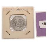 1965 South Africa 20 cents coin