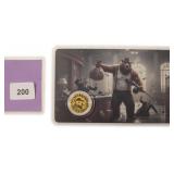 1/1000th ounce .999 Fine Gold Bear Coin