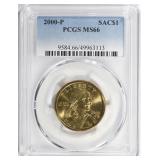 2000-P Sacagawea Dollar PCGS MS-66