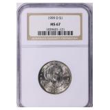 1999-D Susan B. Anthony Dollar NGC MS-67