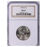 1999-D Susan B. Anthony Dollar NGC MS-67