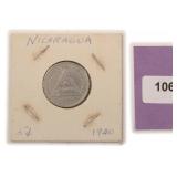 1940 Nicaragua 5 Centavos