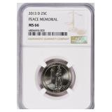 2013-D ATB Quarter Perrys Memorial NGC MS-66