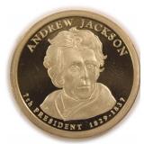 Andrew Jackson Proof Dollar