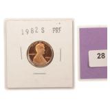 1982-S proof Lincoln Cent