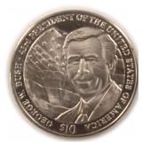 G.W. Bush $10 Liberia Coin