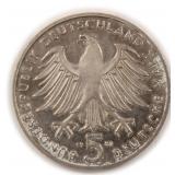 1983 West German 5 Deutsche Mark