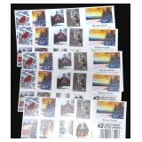 One Hundred (100) WINTER SCENES Forever Stamps