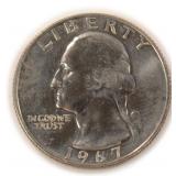 1967 Washington Quarter