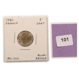 1980 France 5 Centimes