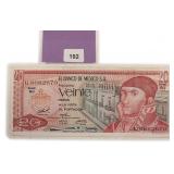 1976 Veinte pesos Mexico Note