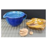 Mini Batter Bowl and Stone Ash Tray (cool!)
