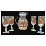 Bird House Ice Tea Set