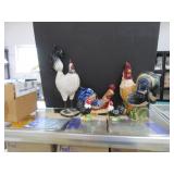 Roosters incl Wind Chime