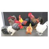 Rooster incl. Quilted and Feathered
