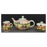 Tea Pot, Cream and Sugar