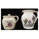 TWO (2) Marshall Pottery, Marshall, Texas