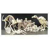 Halloween Decor: Plastic Skeletons