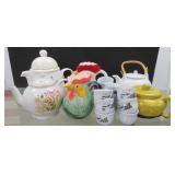 Tea Pots, Creamer, Sake