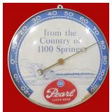 11.5' Pearl Thermometer by Pam Clock Co.