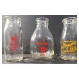 Cream Bottles: Star, Chamberlain's, Penn Hoak