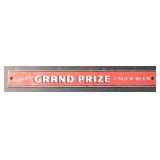 Porcelain Grand Prize Beer Plate with Screw Holes