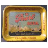 Pearl Beer Metal Serving Tray, $21 Shipping