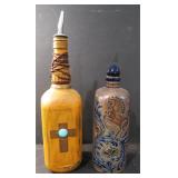 TWO (2) Bottles incl Beam, tallest is 12'