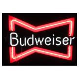 Budweiser Bow Tie NEON Sign, Works, 16'x19'