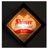 Shiner Texas Special Beer Light Up Sign (Works)