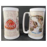 TWO (2) Pearl Insulated Beer Mugs ($17 SHIP)