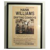 Hank Williams and the Drifting Cowboys Framed