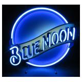 Blue Moon Beer NEON Sign, NOTE: