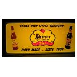 Shiner Beer Lighted Sign, 12'x24', works